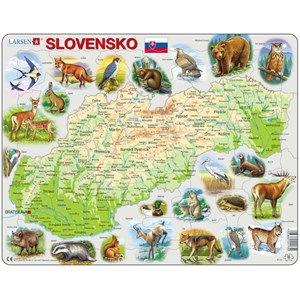 Larsen (K73) - "Slovakia - SL" - 58 pieces puzzle