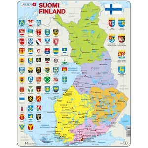 Larsen (K99) - "Finland - FN" - 48 pieces puzzle