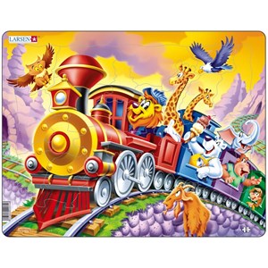 Larsen (US14) - "Circus Train" - 30 pieces puzzle