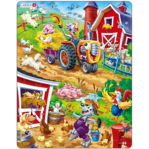 Larsen (US15) - "Barnyard" - 22 pieces puzzle