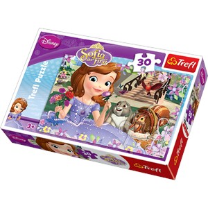 Trefl (18196) - "Sofia the First" - 30 pieces puzzle
