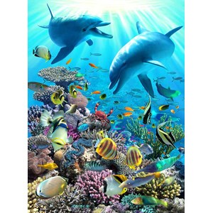 Ravensburger (13022) - Royce B. McClure: "Underwater Adventure" - 300 pieces puzzle