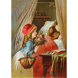 Grafika Kids (00239) - Carl Offterdinger: "Little Red Riding Hood" - 24 pieces puzzle