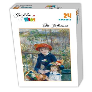 Grafika Kids (00254) - Pierre-Auguste Renoir: "The Two Sisters, On the Terrace, 1881" - 24 pieces puzzle