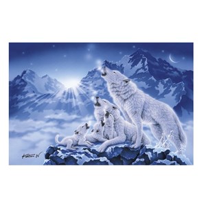 Clementoni (39280) - "Family of Wolves" - 1000 pieces puzzle