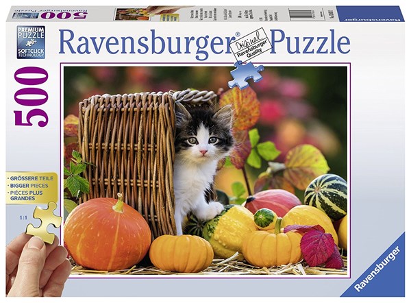 Ravensburger (13603) - "Kitten" - 500 pieces puzzle