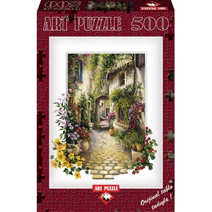 Art Puzzle (4189) - "Village Street" - 500 pieces puzzle