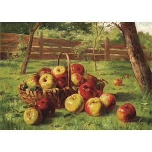 Gold Puzzle (60768) - Karl Vikas: "Apple Harvest" - 500 pieces puzzle