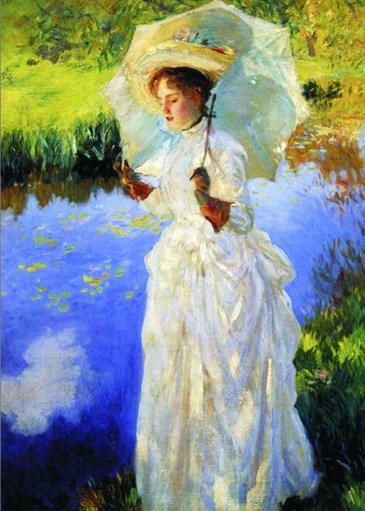 Gold Puzzle (60393) - John Singer Sargent: "Morning Walk" - 1000 pieces puzzle