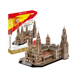 Cubic Fun (MC184H) - "Catedral de Santiago de Compostela" - 101 pieces puzzle