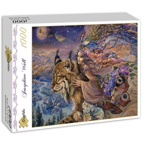Grafika (00894) - Josephine Wall: "Flight of the Lynx" - 1000 pieces puzzle