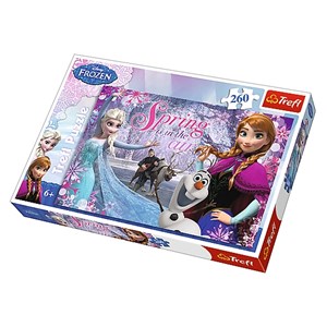 Trefl (13195) - "The Snow Queen, Spring is in the Air" - 260 pieces puzzle