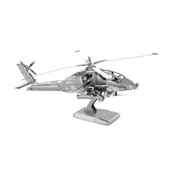 Metal Earth (Metal-Earth-MMS083) - "Apache AH-64" - 20 pieces puzzle