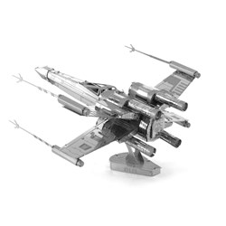 Metal Earth (Metal-Earth-MMS257) - "Star Wars, X-Wing Star Fighter" - 25 pieces puzzle
