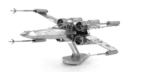 Metal Earth (Metal-Earth-MMS257) - "Star Wars, X-Wing Star Fighter" - 25 pieces puzzle