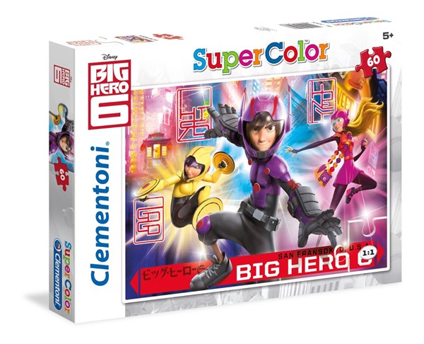 Clementoni (26926) - "Big Hero" - 60 pieces puzzle
