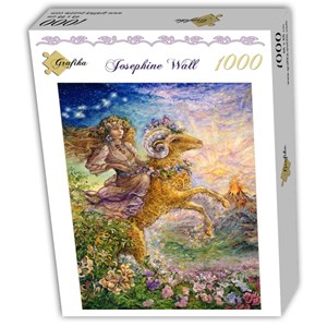 Grafika (T-00031) - Josephine Wall: "Zodiac Sign, Aries" - 1000 pieces puzzle
