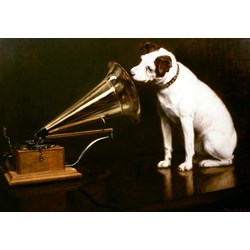 Grafika Kids (00342) - Francis Barraud: "His Master's Voice" - 100 pieces puzzle