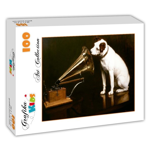 Grafika Kids (00342) - Francis Barraud: "His Master's Voice" - 100 pieces puzzle
