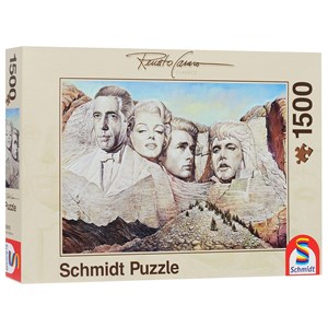 Schmidt Spiele (59310) - Renato Casaro: "Mount Hollywood" - 1500 pieces puzzle
