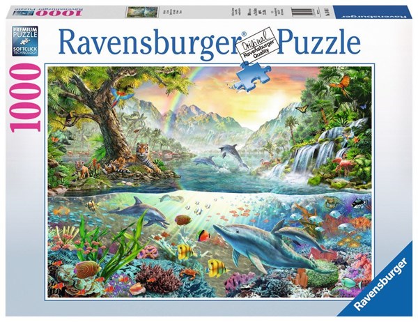 Ravensburger (19484) - "In Paradise" - 1000 pieces puzzle
