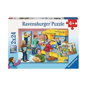 Ravensburger (09023) - "The Busy Post Office" - 24 pieces puzzle