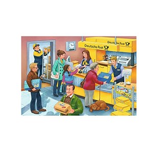 Ravensburger (09023) - "The Busy Post Office" - 24 pieces puzzle