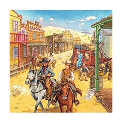 Ravensburger (09250) - "Wild West" - 49 pieces puzzle