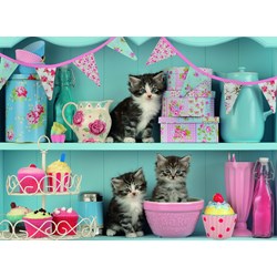 Ravensburger (14684) - "Cupcake Cats" - 500 pieces puzzle