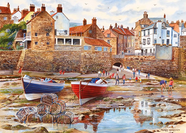Gibsons (G6189) - Terry Harrison: "Robin Hood's Bay" - 1000 pieces puzzle