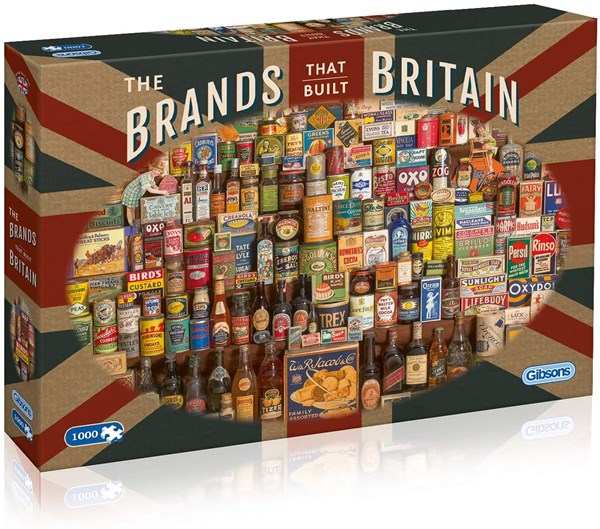 Gibsons (G7073) - Robert Opie: "The Brands That Build Britain" - 1000 pieces puzzle
