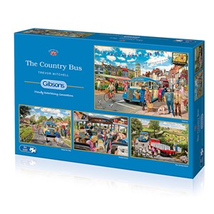 Gibsons (G5037) - Trevor Mitchell: "The Country Bus" - 500 pieces puzzle