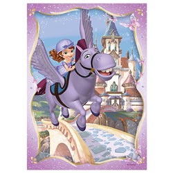 Trefl (34247) - "Sofia the First" - 35 48 54 70 pieces puzzle