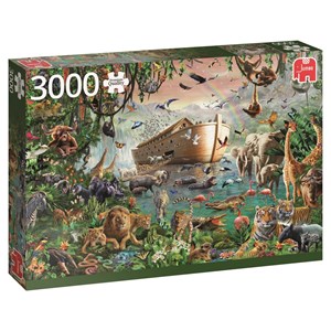 Jumbo (18326) - "Noah's Ark" - 3000 pieces puzzle