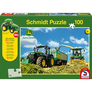 Schmidt Spiele (56044) - "John Deere, 7310R" - 100 pieces puzzle
