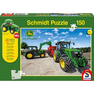 Schmidt Spiele (56045) - "John Deere, Tractor 5M Serie" - 150 pieces puzzle
