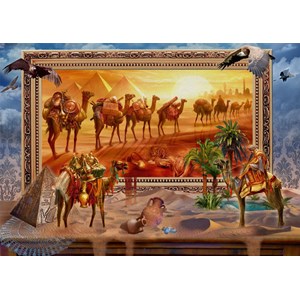 Schmidt Spiele (59338) - Jan Patrik Krasny: "The Desert" - 1000 pieces puzzle