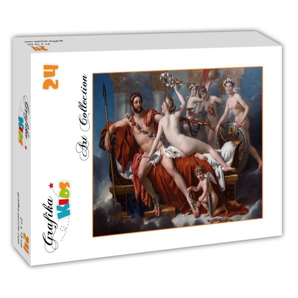 Grafika Kids (00371) - Jacques-Louis David: "Mars Being Disarmed by Venus, 1824" - 24 pieces puzzle