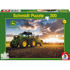 Schmidt Spiele (56145) - "Tractor John Deer 6150R" - 200 pieces puzzle