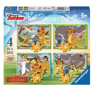 Ravensburger (07158) - "The Lion Guard" - 12 16 20 24 pieces puzzle