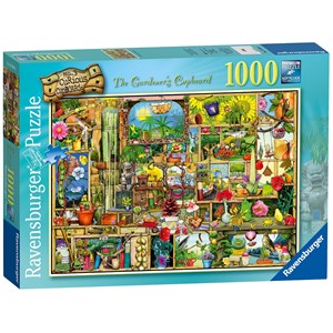 Ravensburger (19498) - Colin Thompson: "The Gardener's Cupboard" - 1000 pieces puzzle