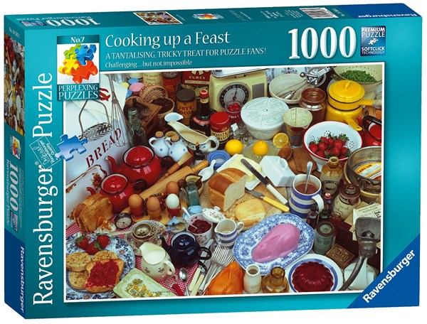 Ravensburger (19583) - Cooking up a Feast - 1000 pieces puzzle