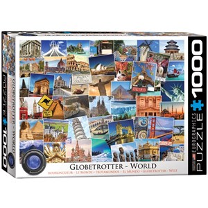 Eurographics (6000-0751) - "World" - 1000 pieces puzzle