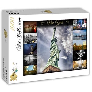Grafika (T-00087) - "Collage, New York" - 1000 pieces puzzle