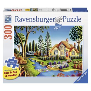 Ravensburger (13567) - Andy Russell: "Cottage Dream" - 300 pieces puzzle