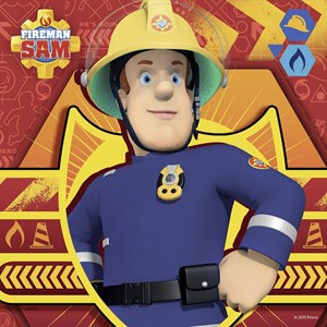 Ravensburger (09386) - "Fireman Sam" - 49 pieces puzzle