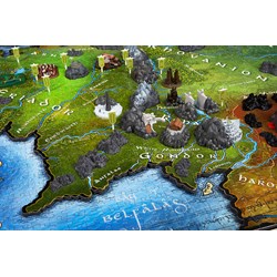 4D Cityscape (51102) - "4D Lord of the Rings Middle Earth" - 2000 pieces puzzle