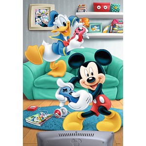 Trefl (16291) - "Mickey" - 100 pieces puzzle