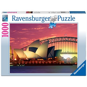 Ravensburger (19211) - "Sydney, The Opera and Harbour Bridge" - 1000 pieces puzzle