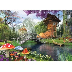 Art Puzzle (4467) - Dominic Davison: "The Old Shoe House" - 1000 pieces puzzle